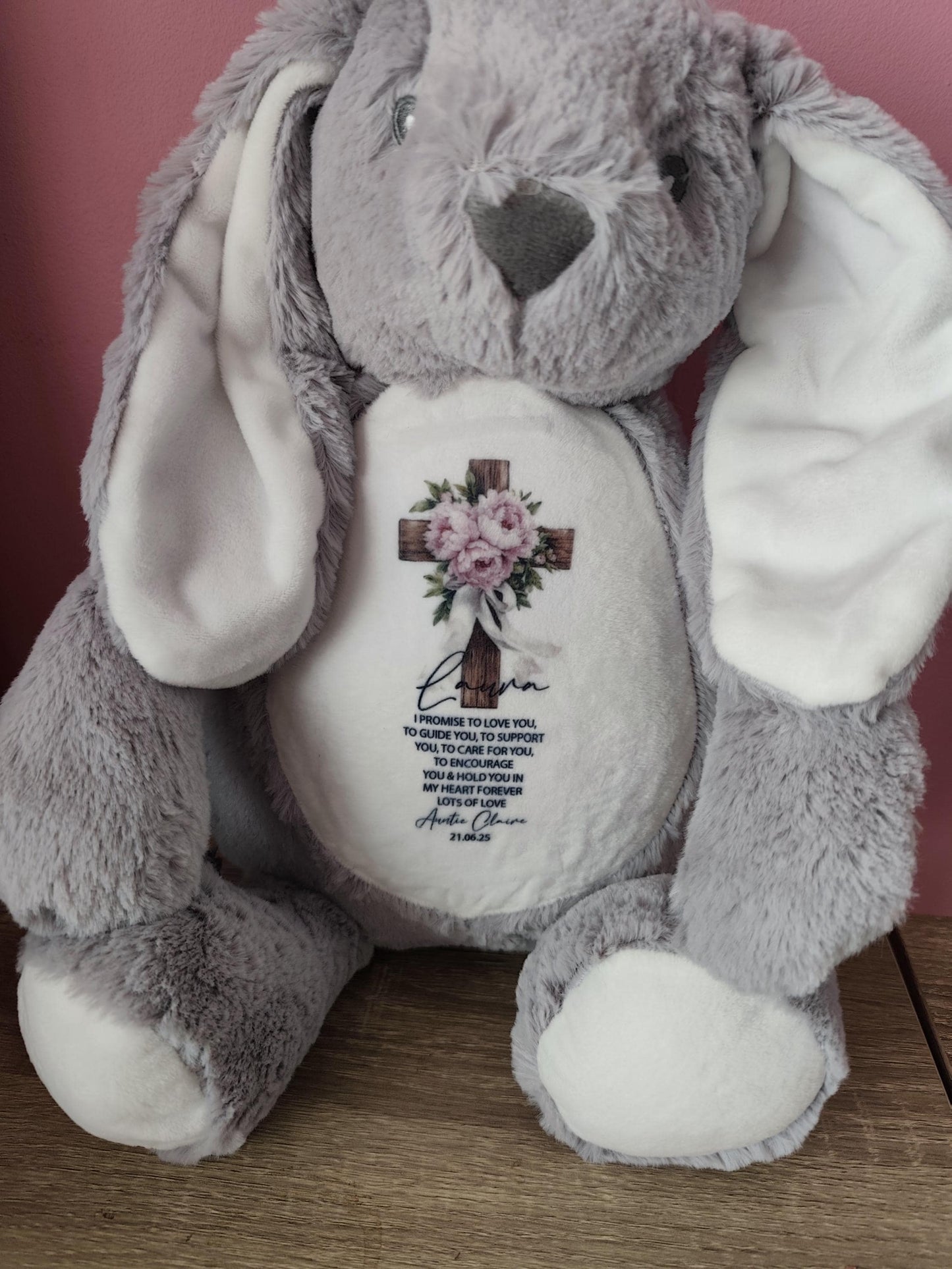 personalised New Baby Bunny