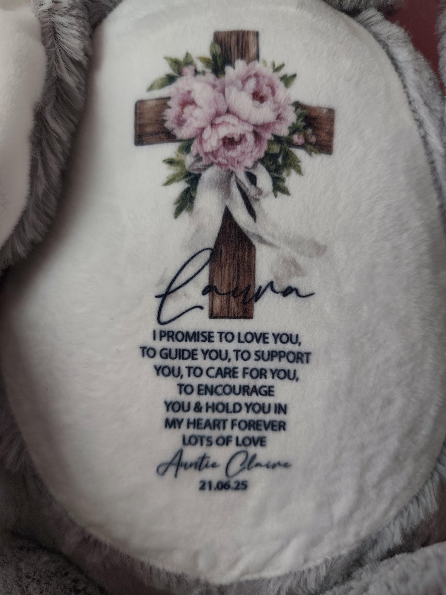 personalised New Baby Bunny