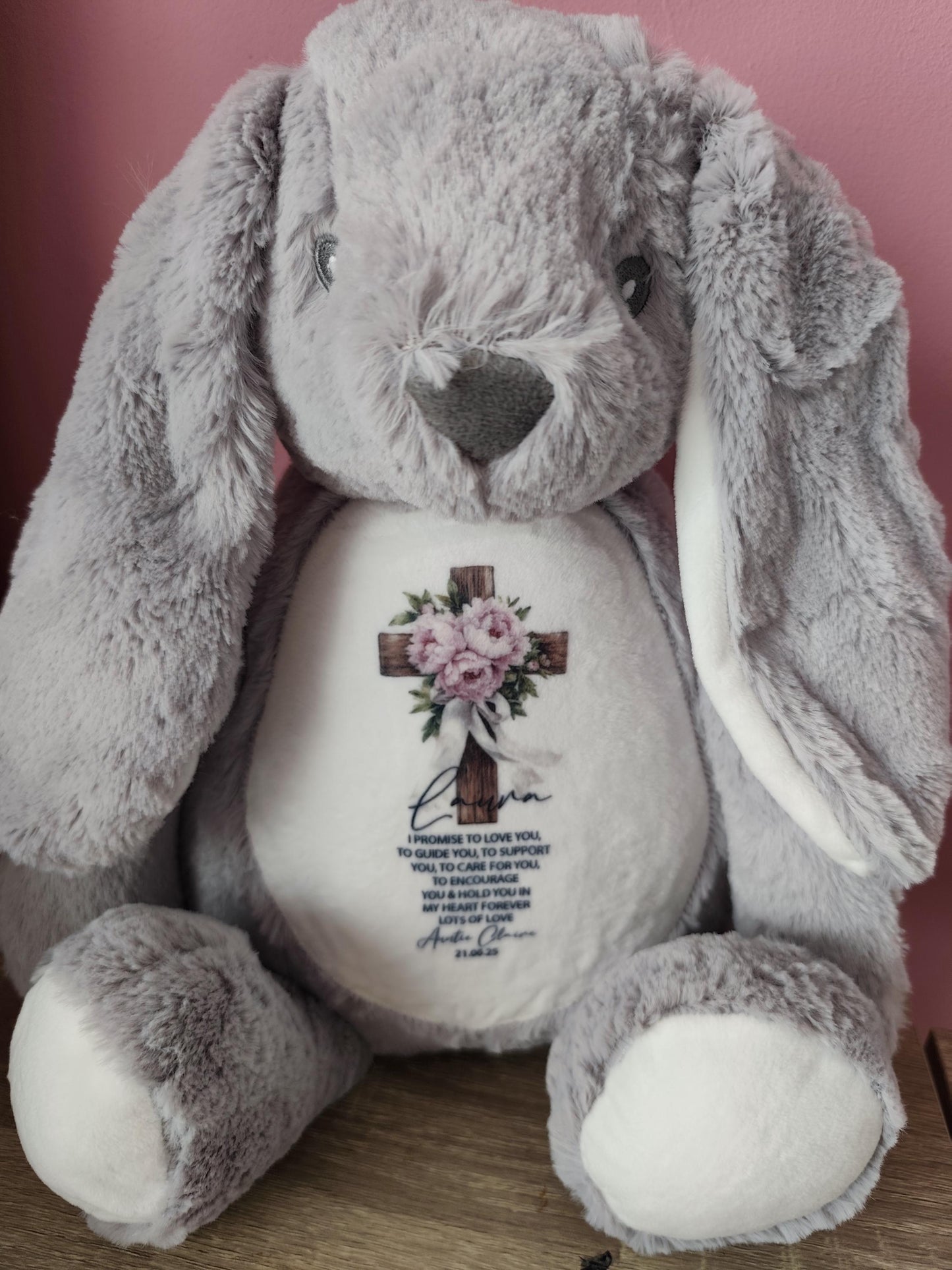 personalised New Baby Bunny