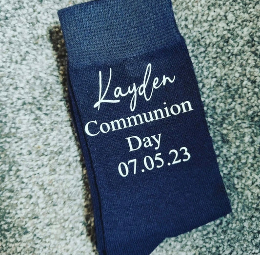 Personalised Communion and Confirmation Socks