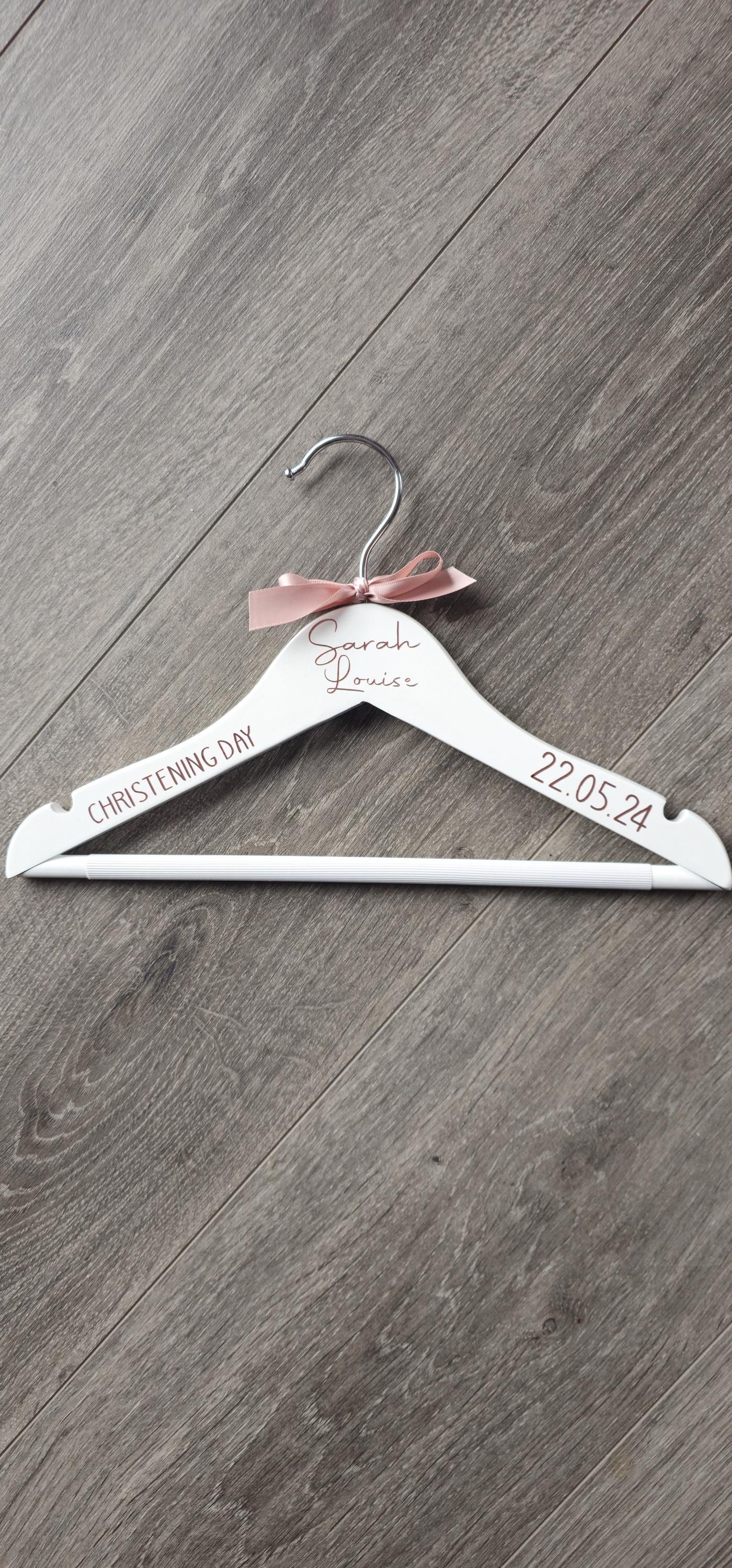 Personalised Christening Hanger