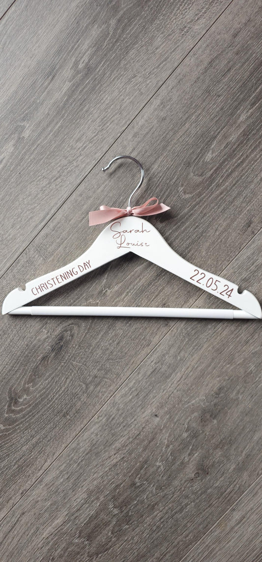 Personalised Christening Hanger