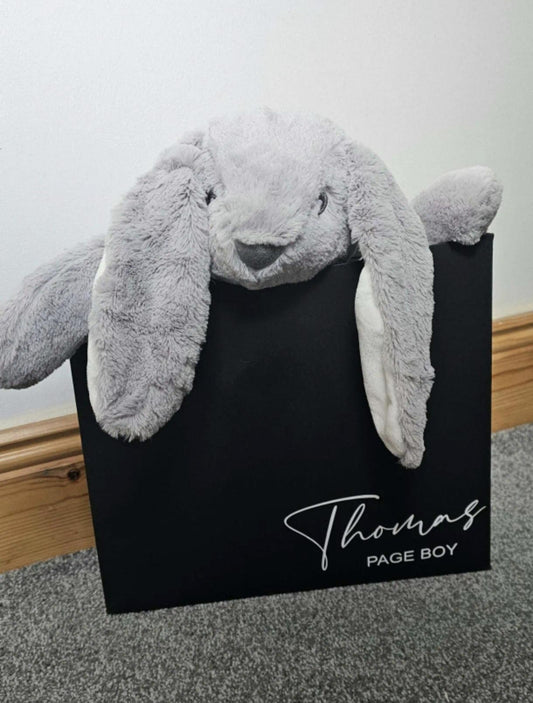Personalised Black Gift Bag