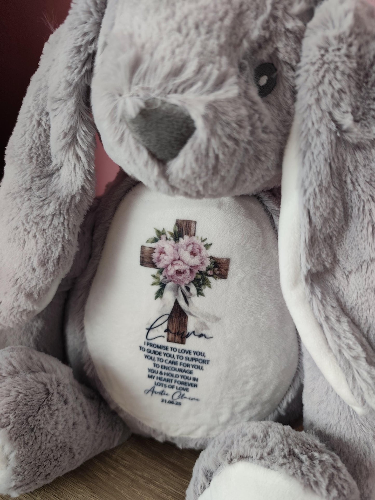 personalised New Baby Bunny