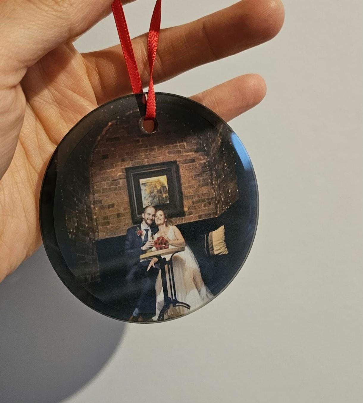 Glass Photo Bauble