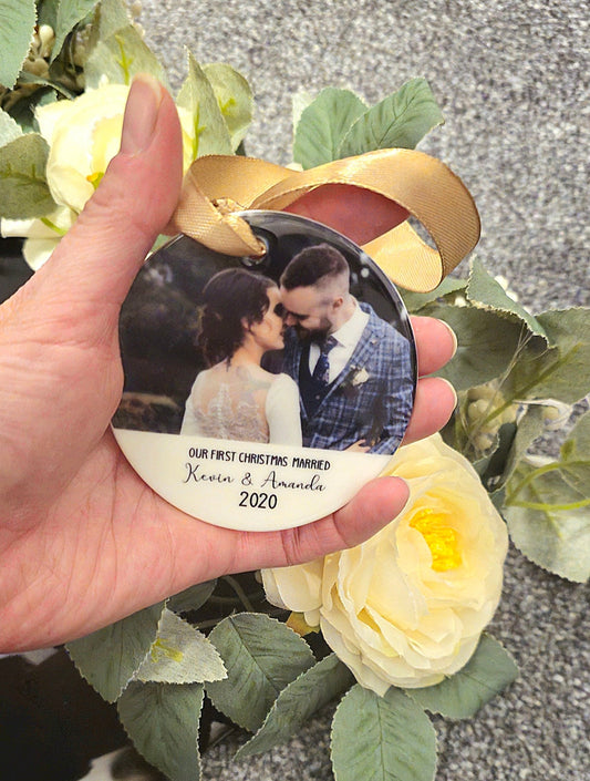 Personalised Photo Bauble