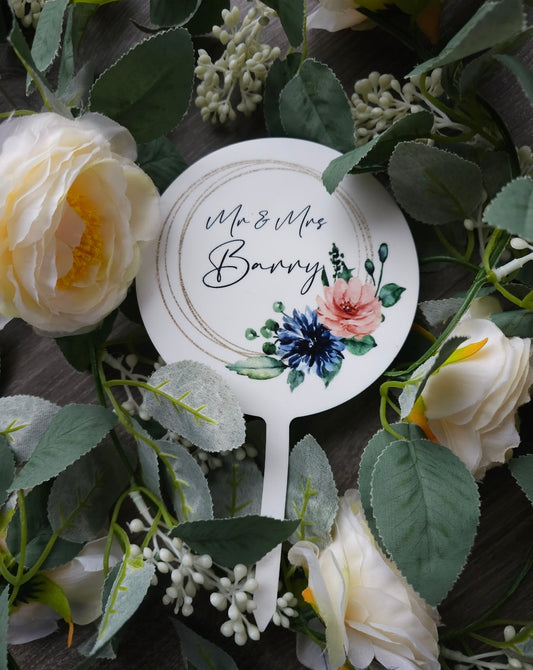 Personalised Wedding Cake Topper
